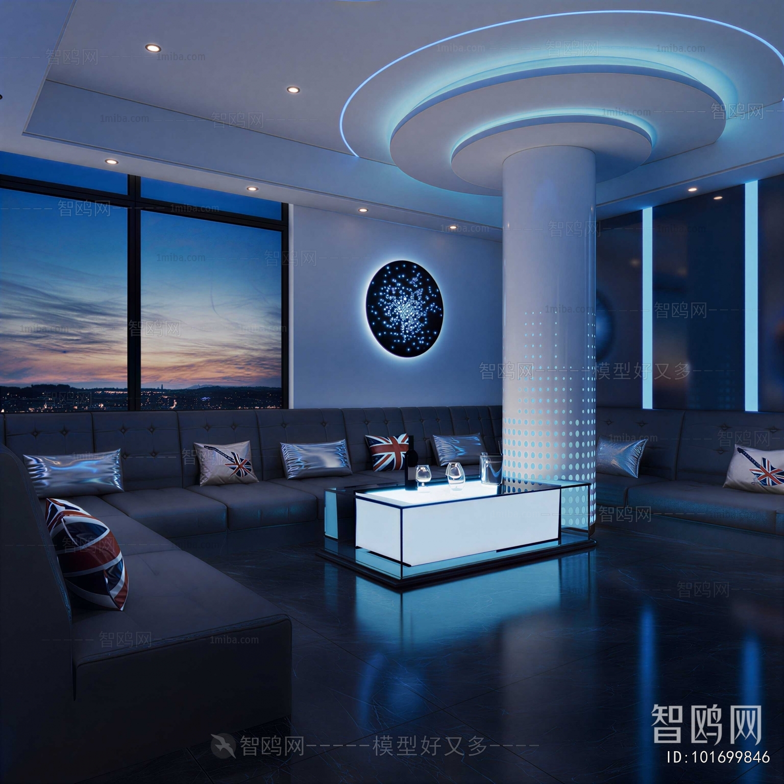 Modern Billiard Room