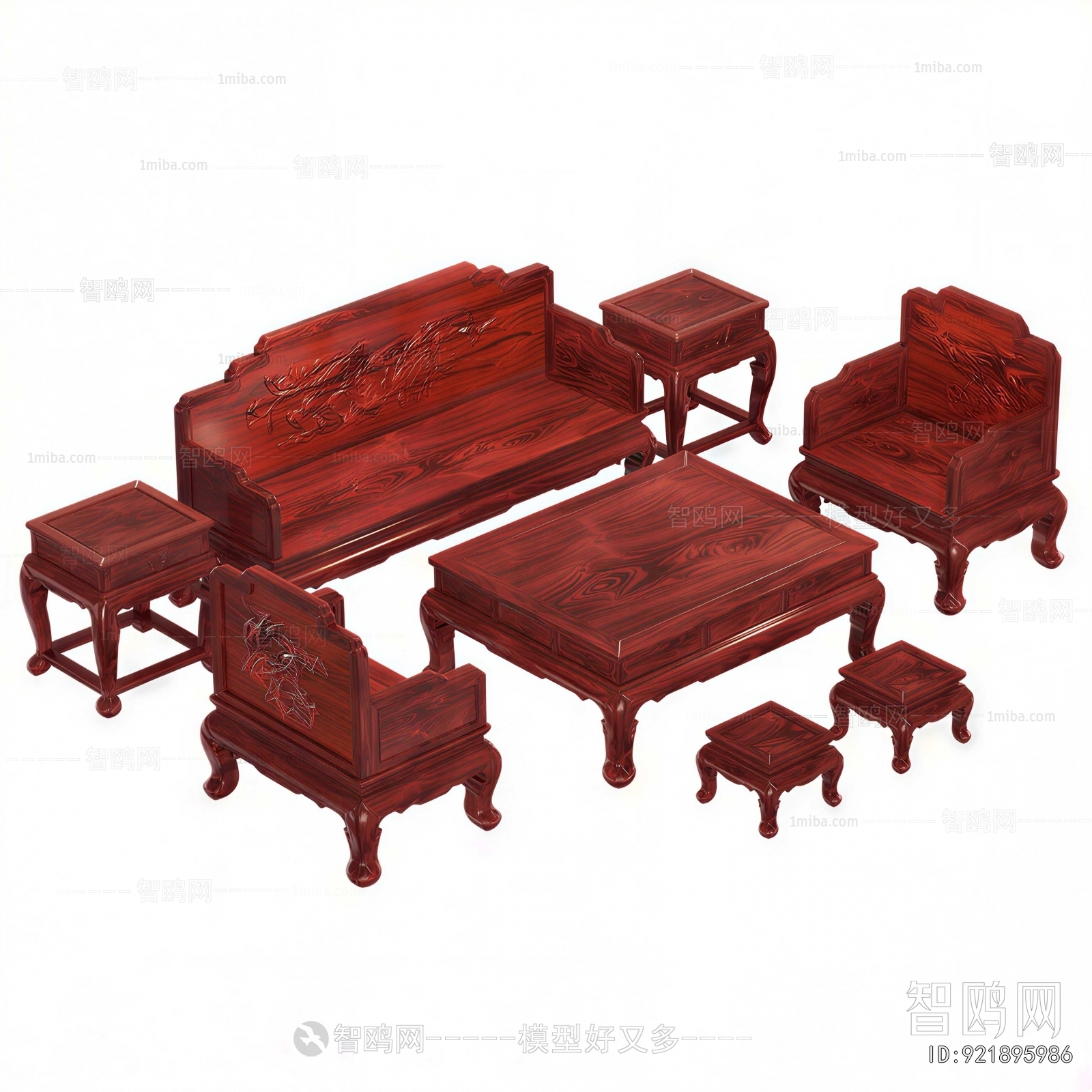 Chinese Style Sofa Combination