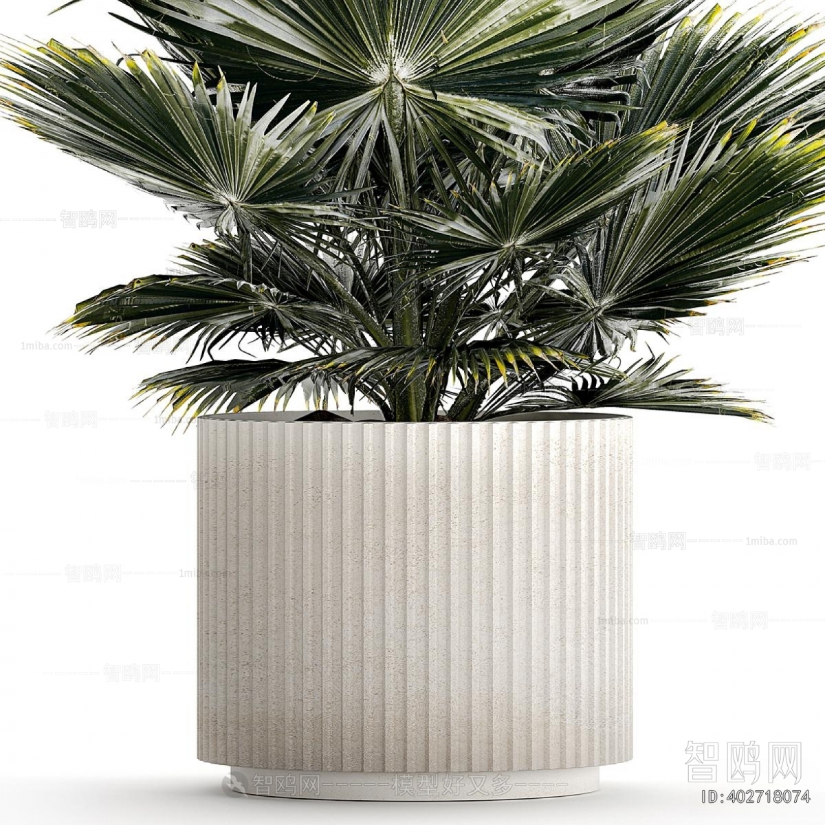 Modern Ground Green Plant Potted Plants