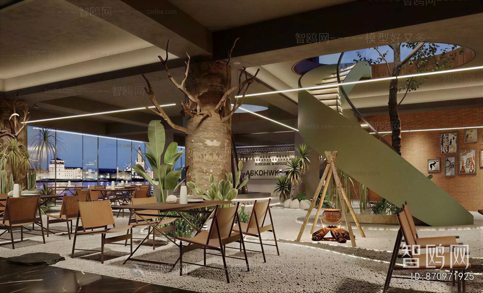 Industrial Style Restaurant