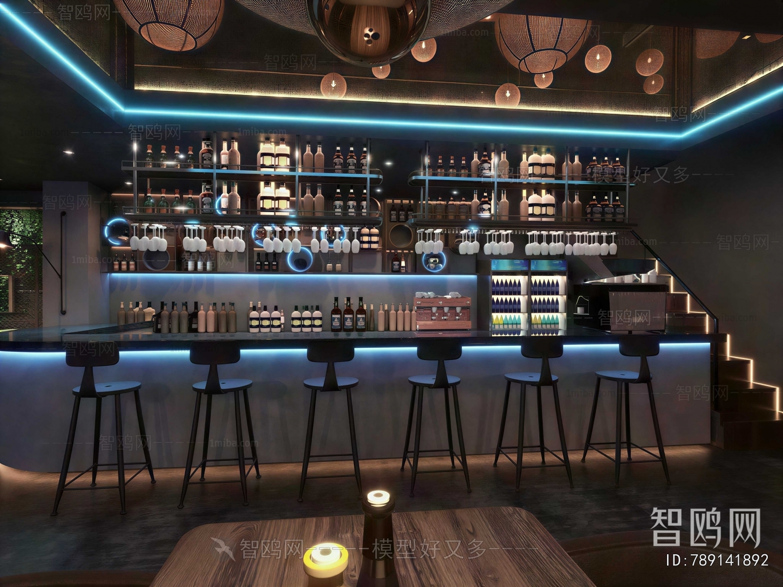 Industrial Style Bar