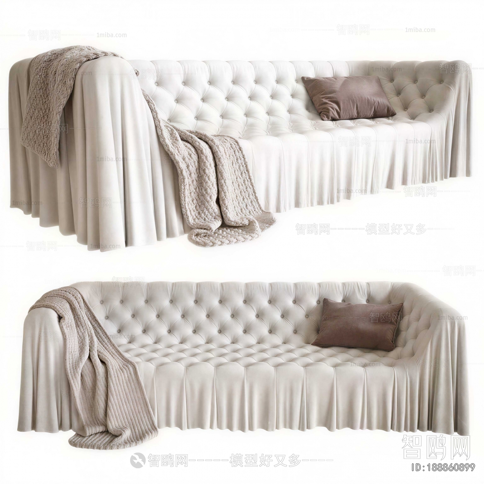 French Style Multi Person Sofa