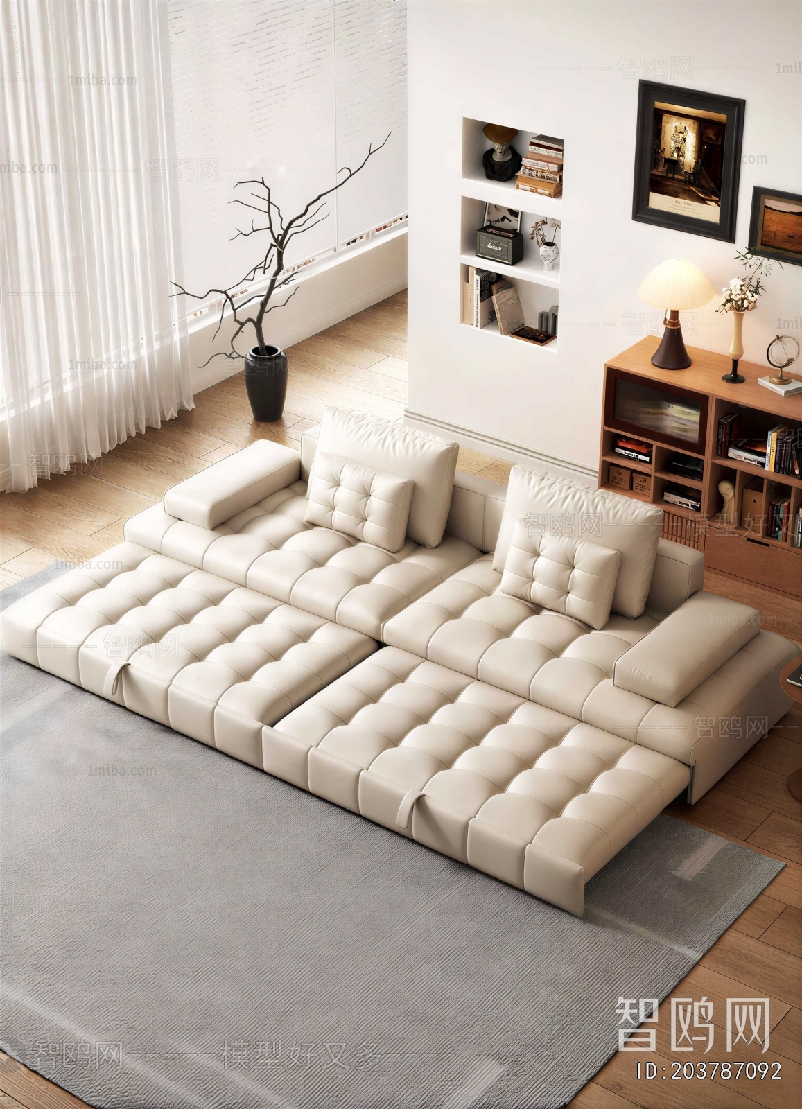 Modern Multi Person Sofa