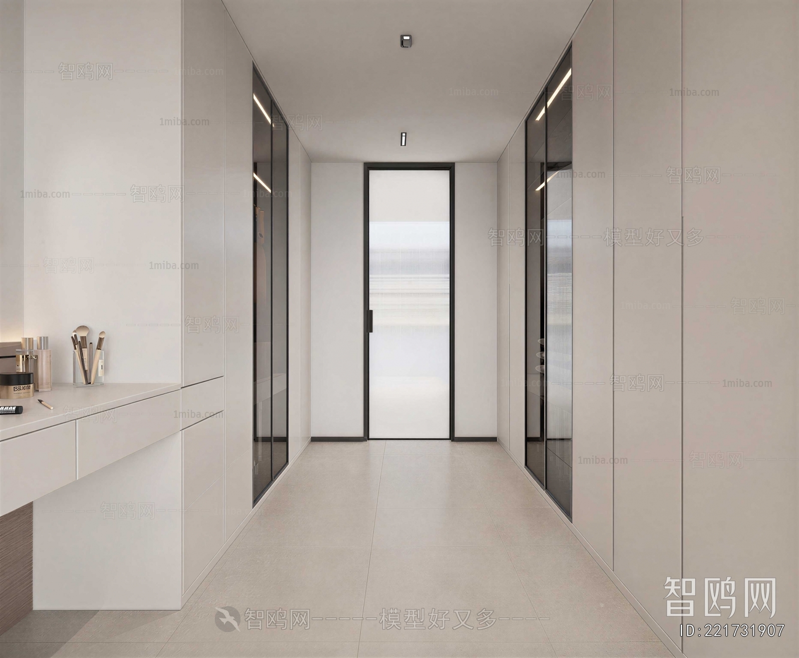 Modern Clothes Storage Area