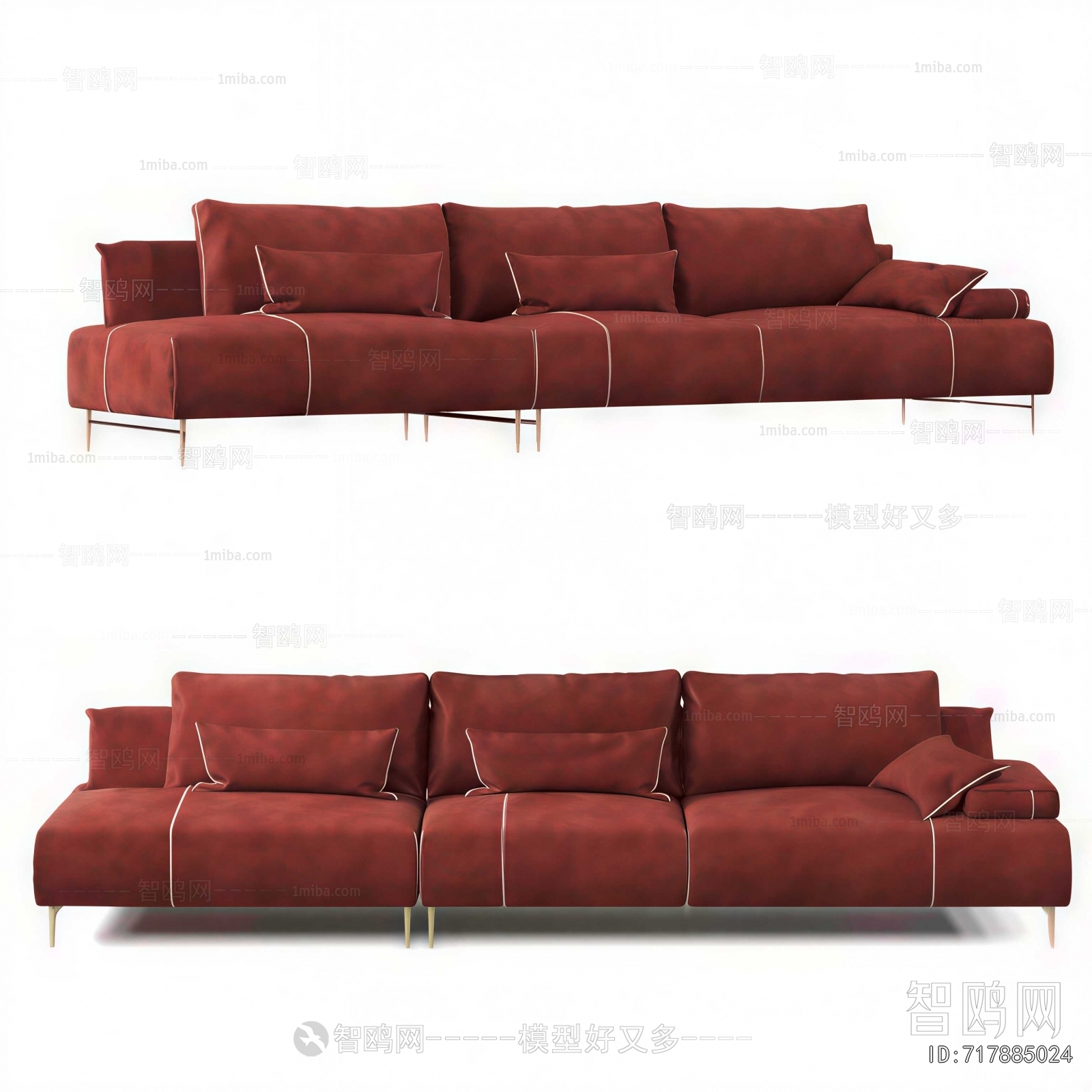 Modern Three-seat Sofa