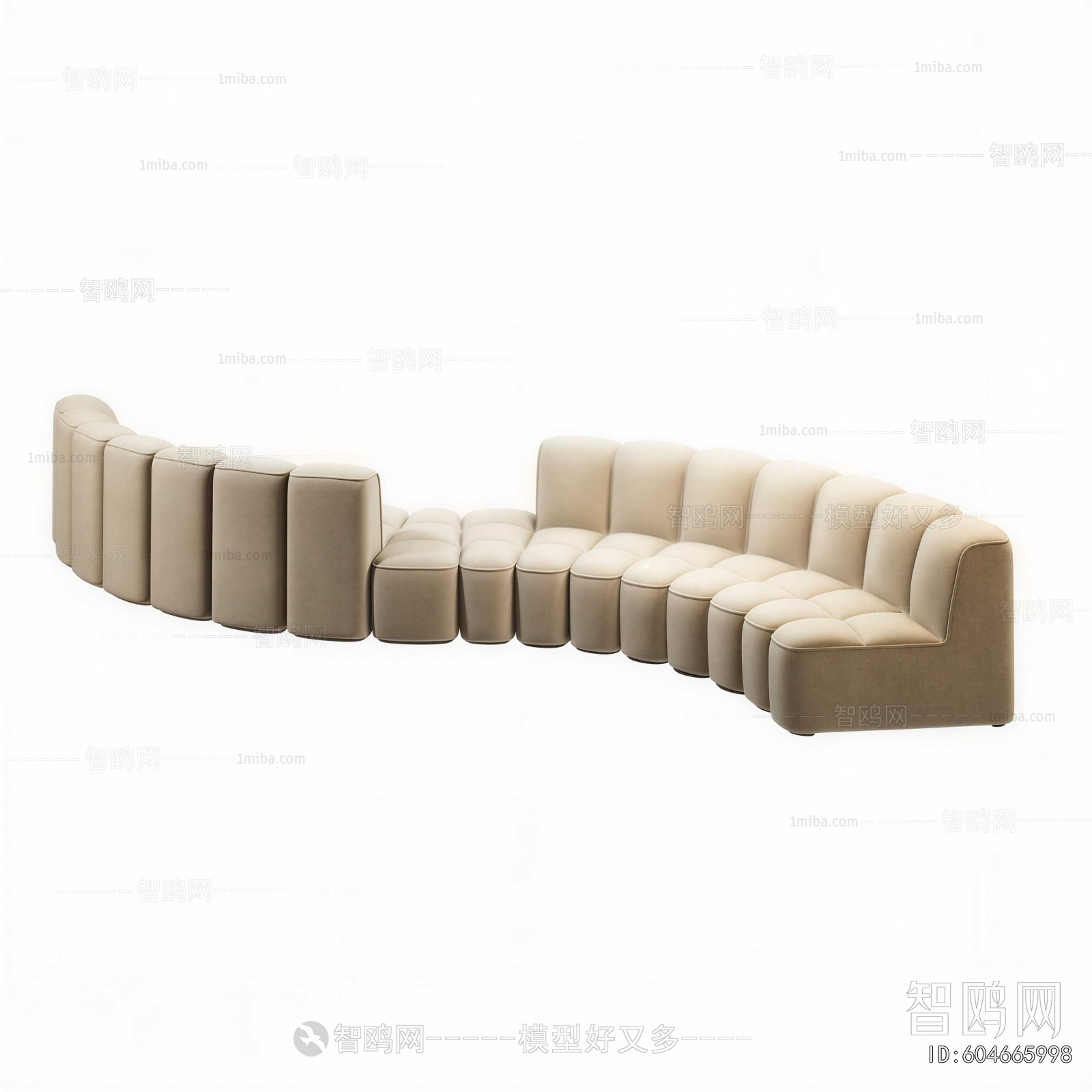 Modern Curved Sofa