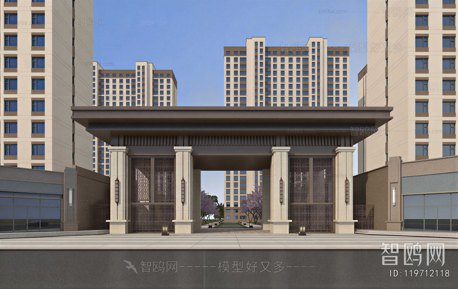 New Chinese Style Gate