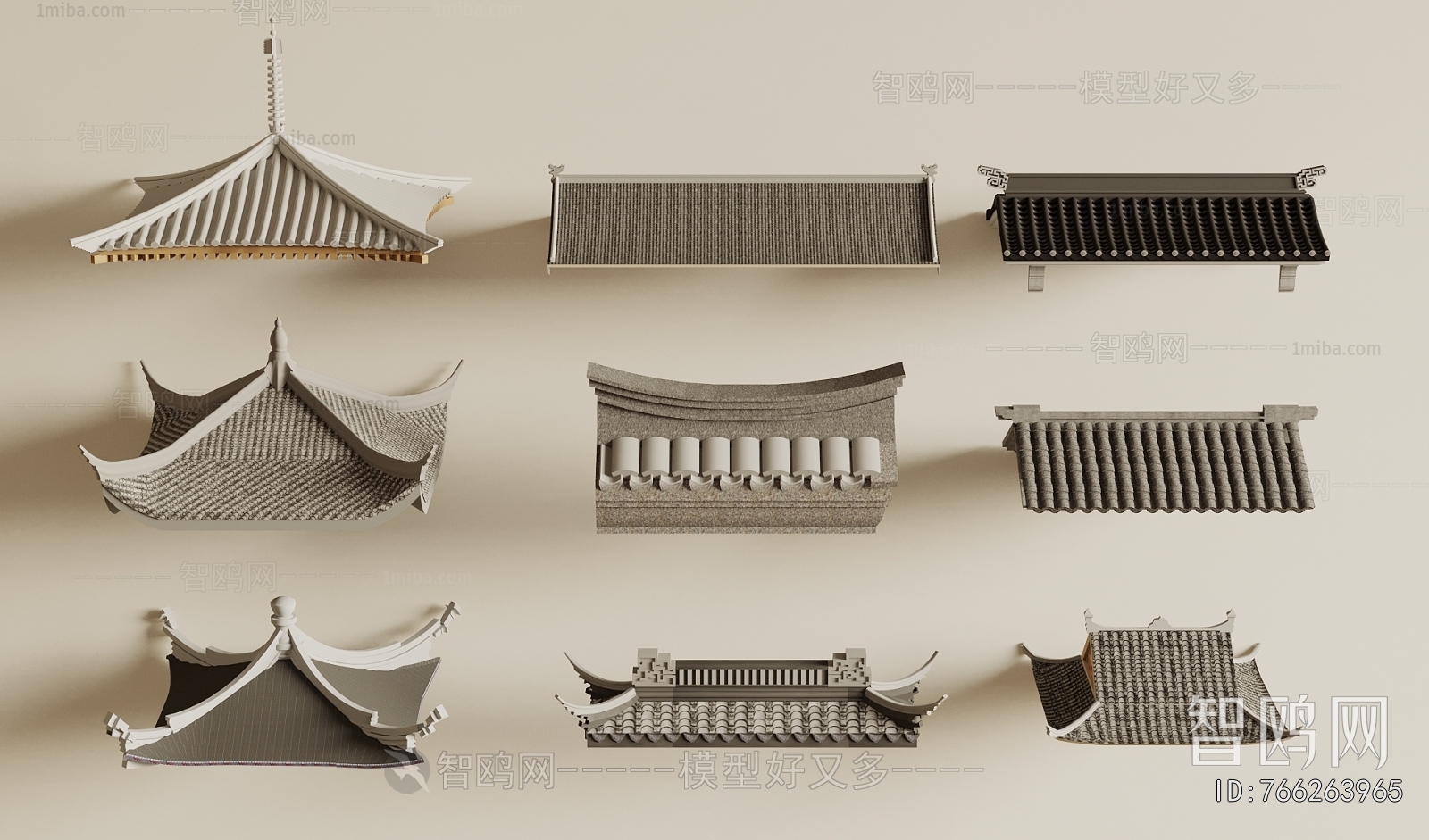 Chinese Style Building Component