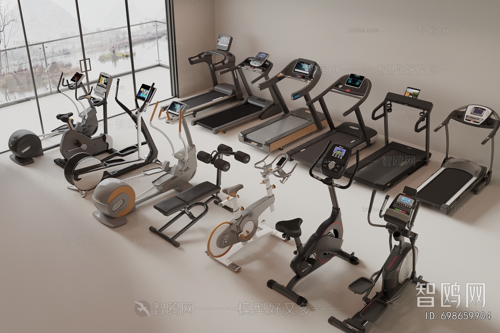 Modern Fitness Equipment