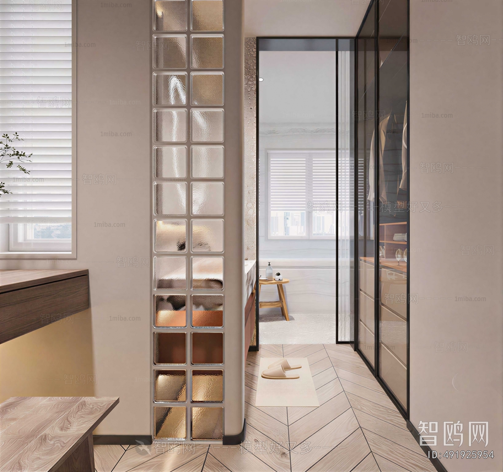 Modern Clothes Storage Area