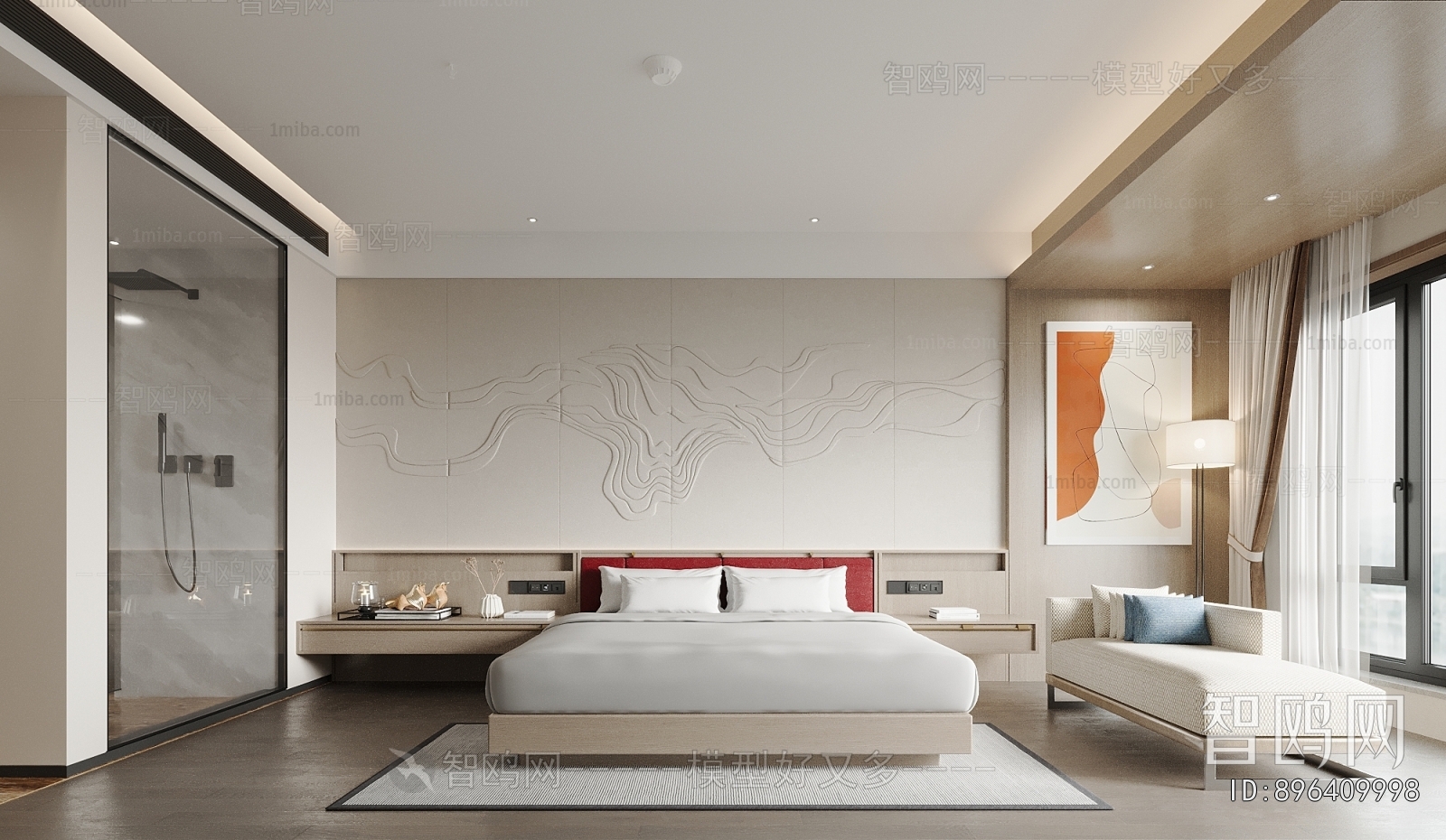 New Chinese Style Guest Room