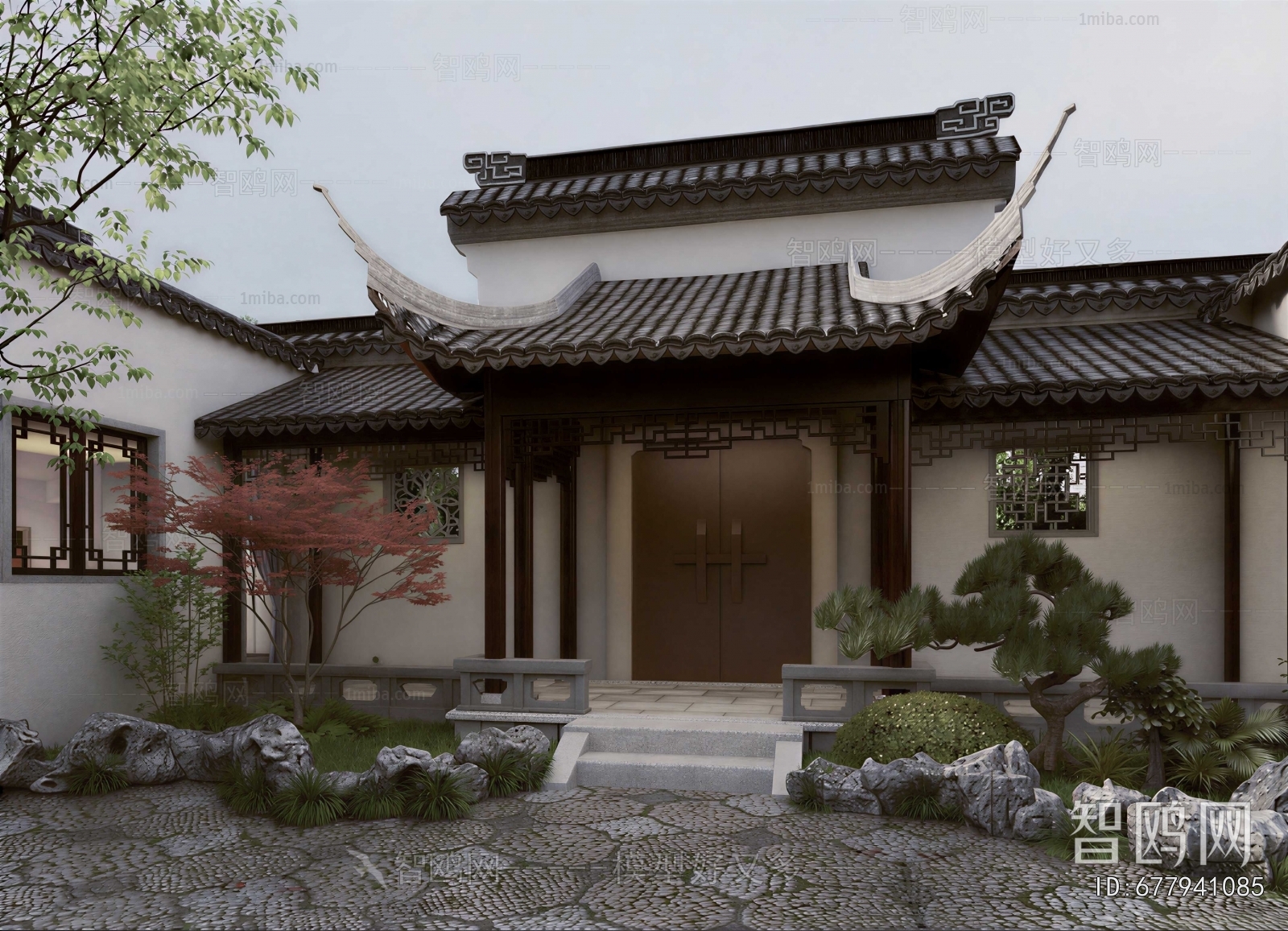 New Chinese Style Courtyard/landscape