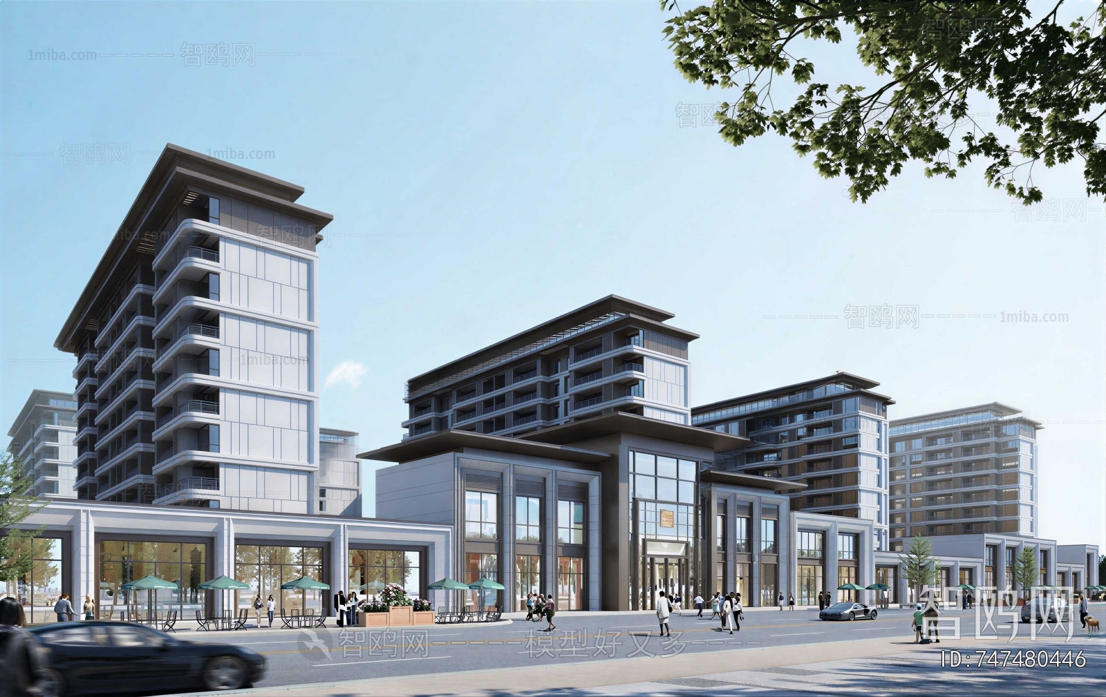 Modern Appearance Of Commercial Building