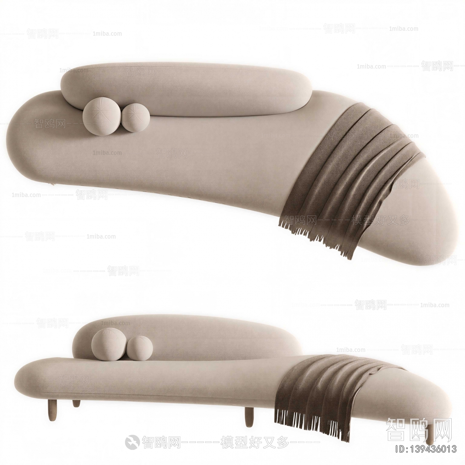 Modern Curved Sofa