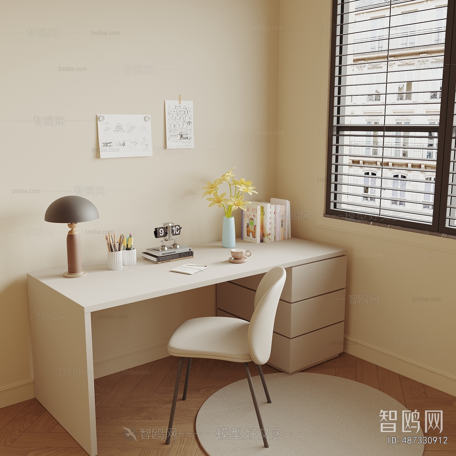 Modern Computer Desk And Chair