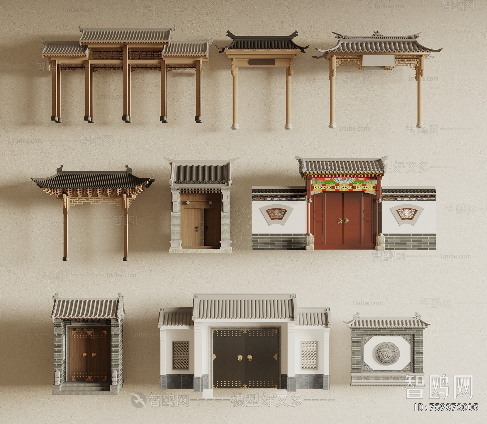 New Chinese Style Facade Element