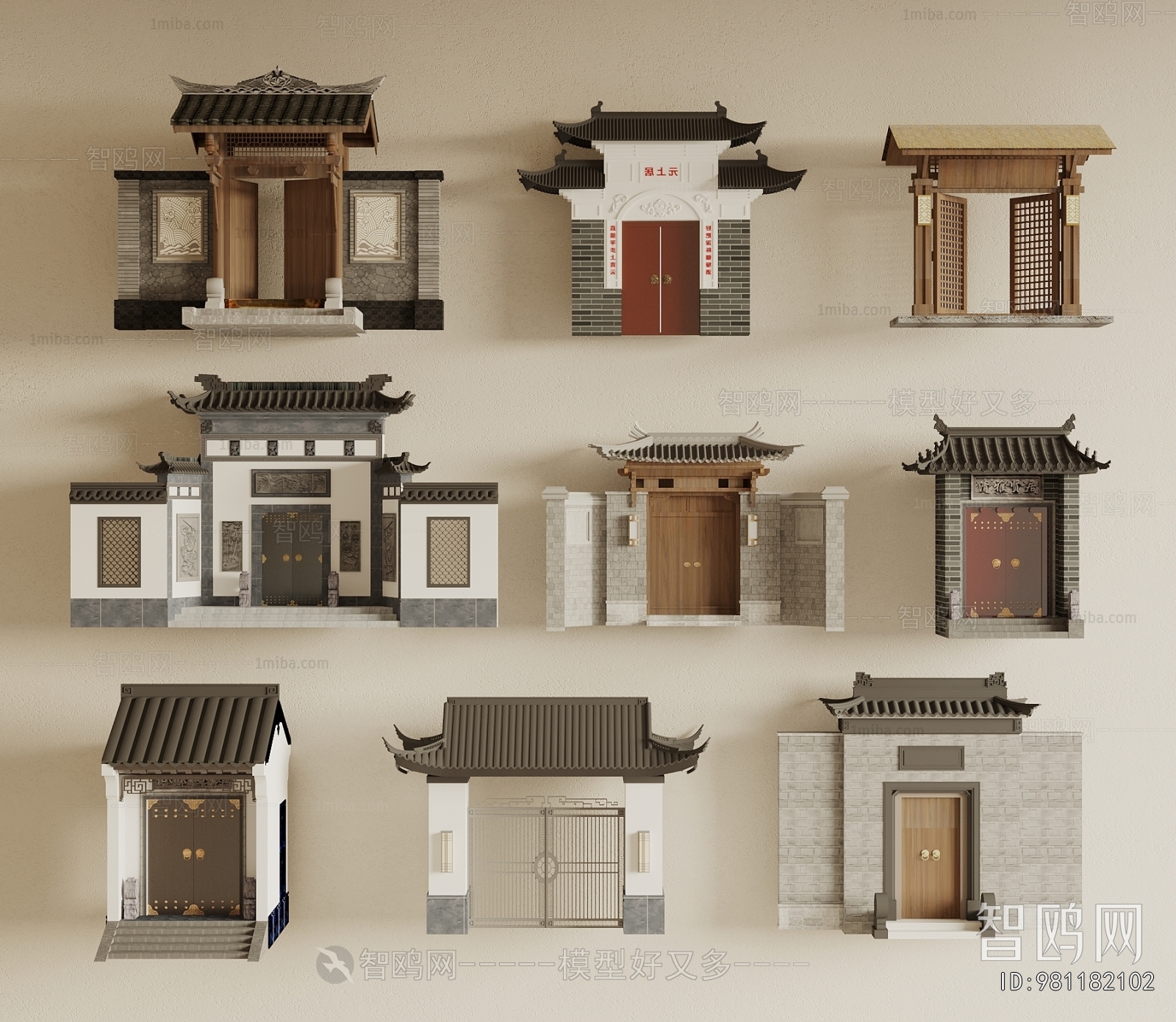 Chinese Style Facade Element