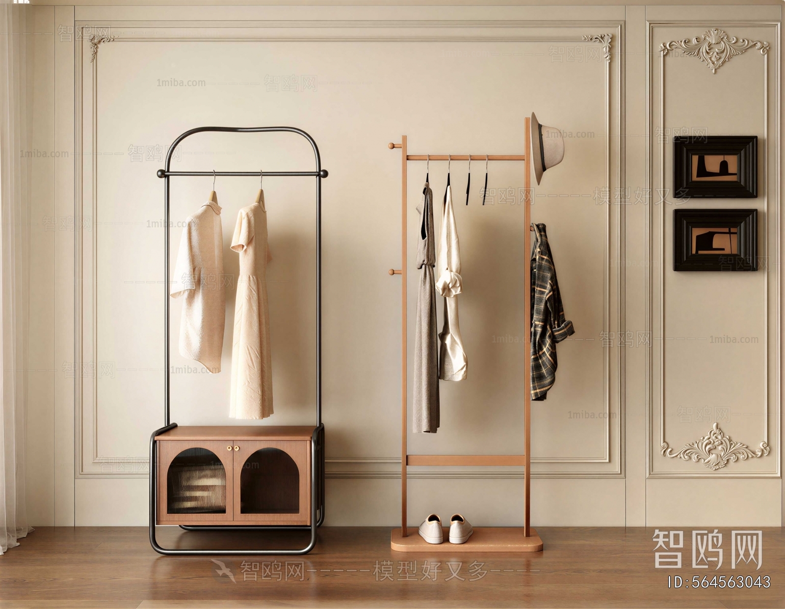 French Style Coat Hanger