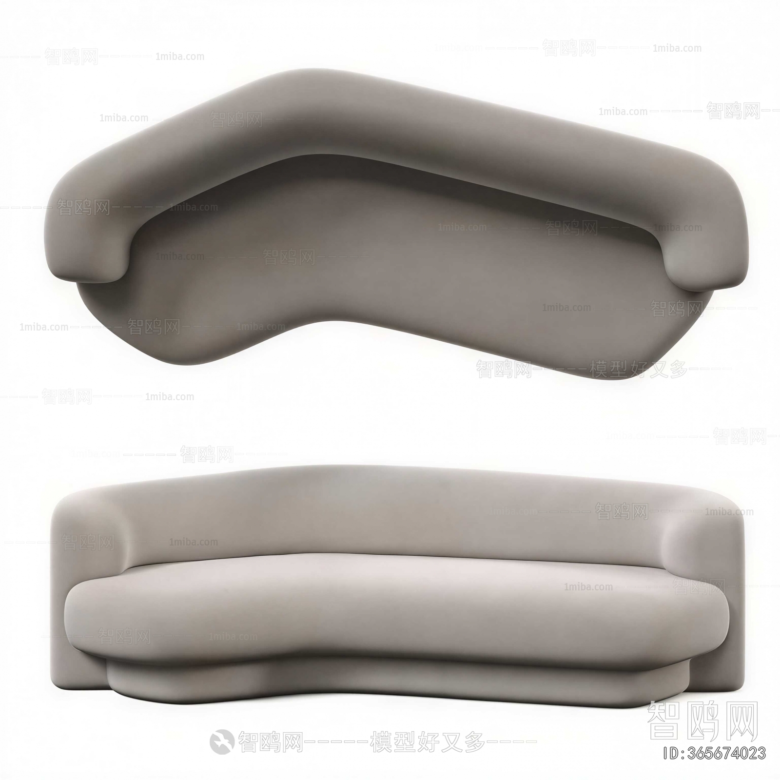 Modern Curved Sofa