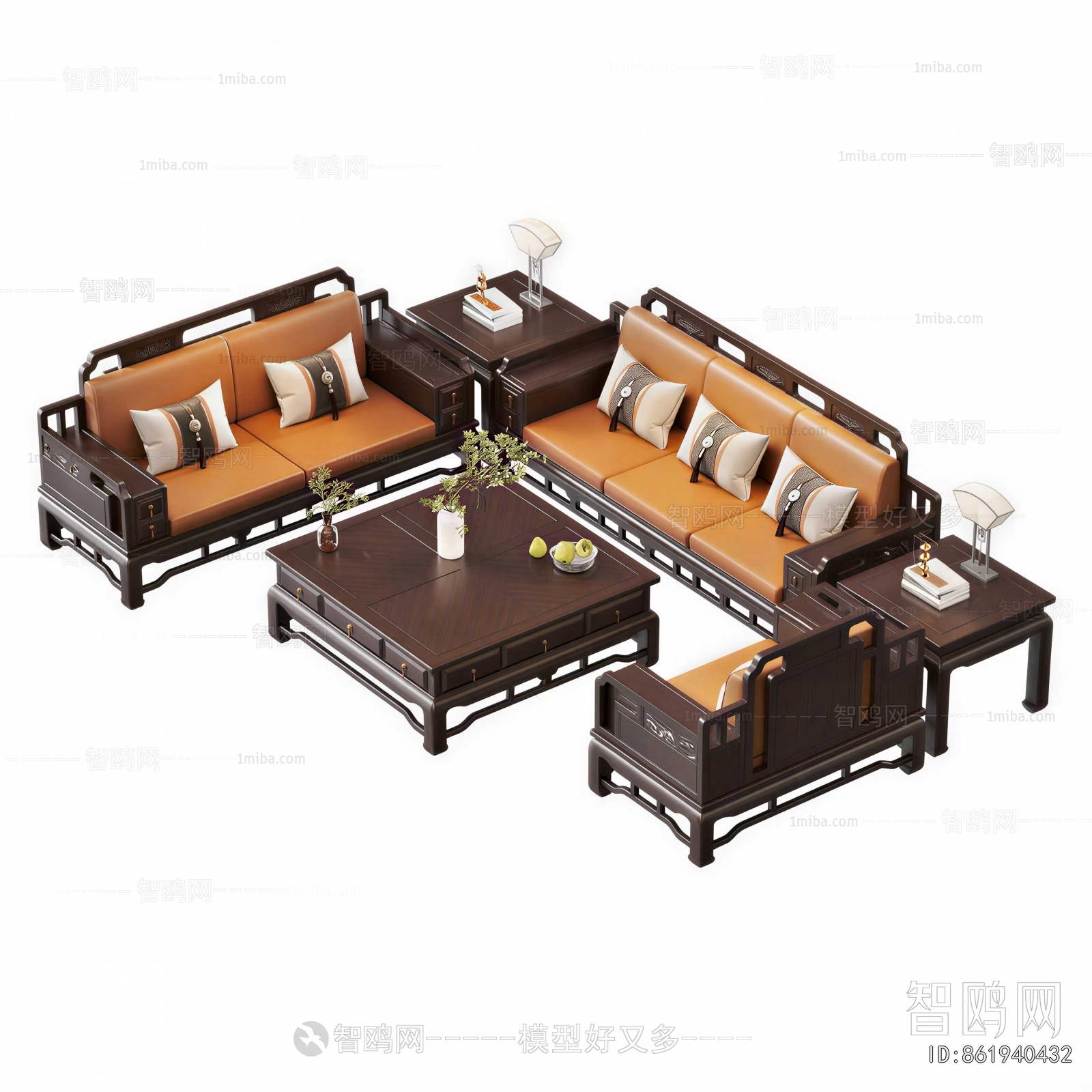 Chinese Style Sofa Combination