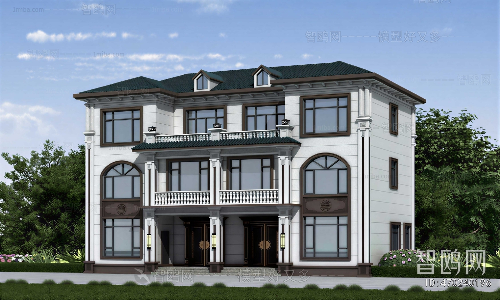 New Chinese Style Townhouse