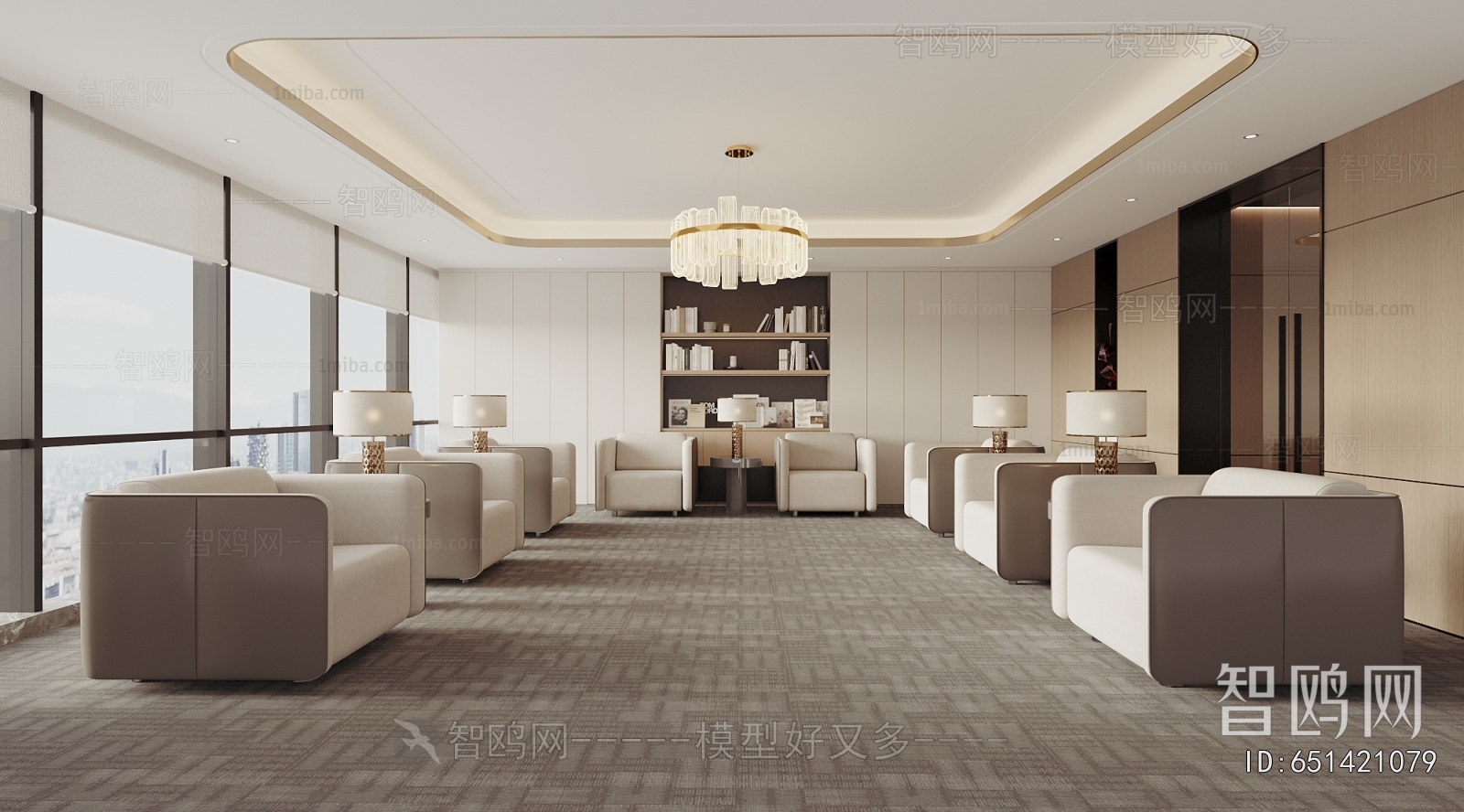 New Chinese Style Reception Room