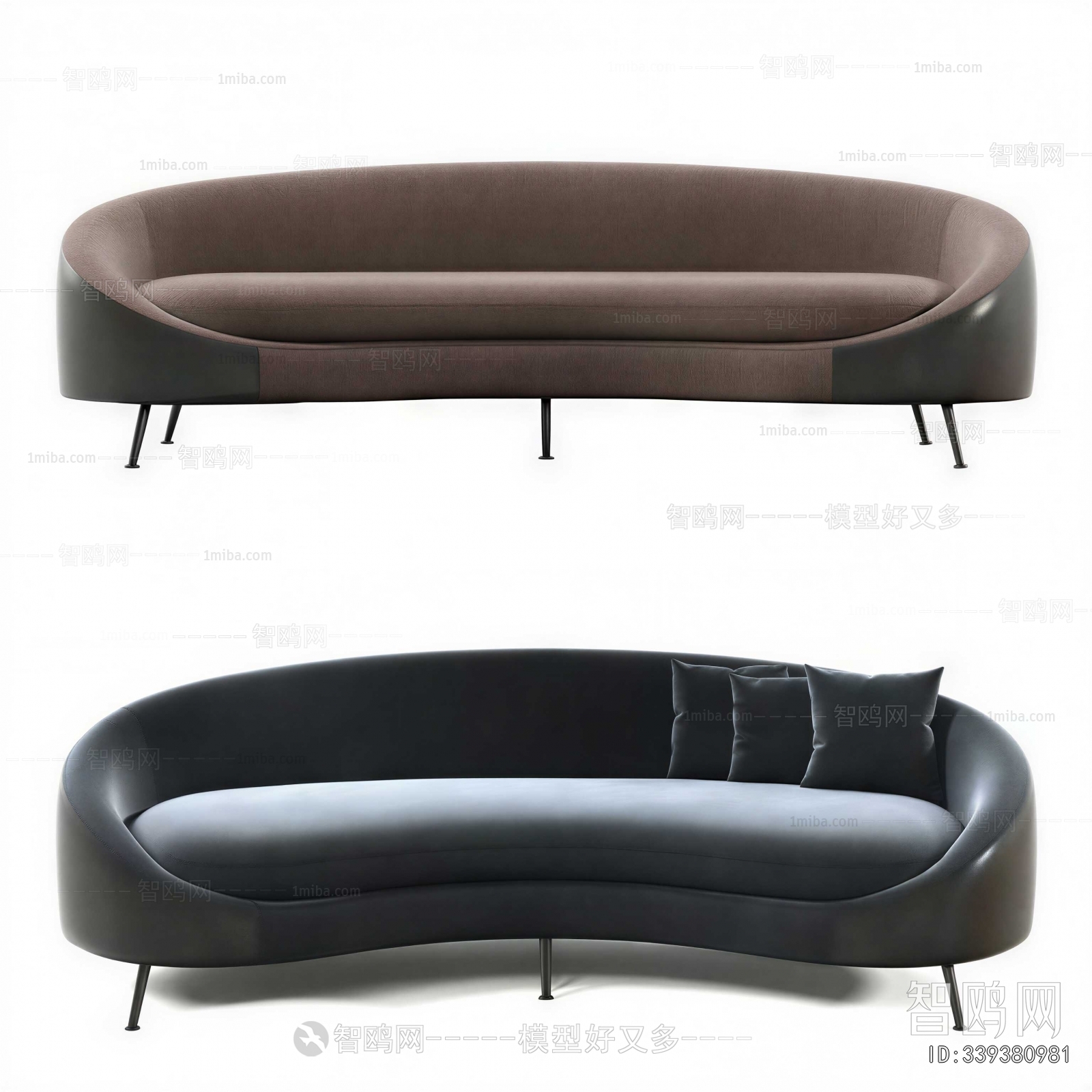 Modern Curved Sofa