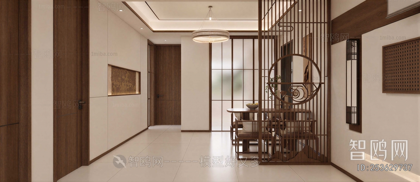 New Chinese Style Hallway