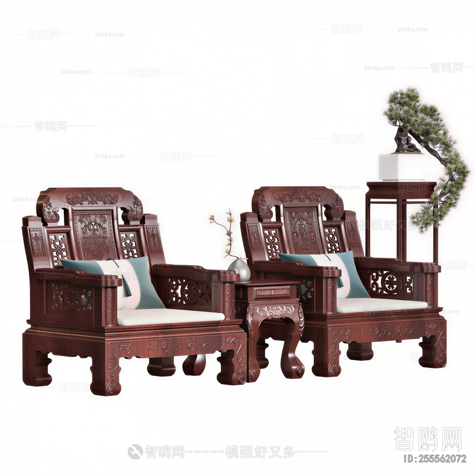 Chinese Style Single Sofa
