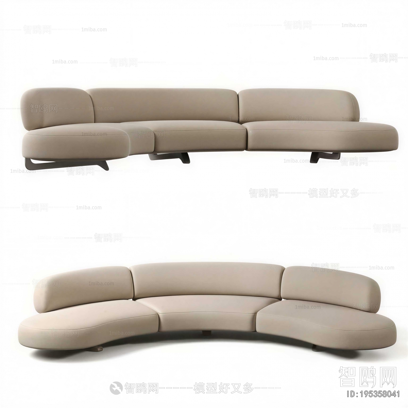 Modern Curved Sofa