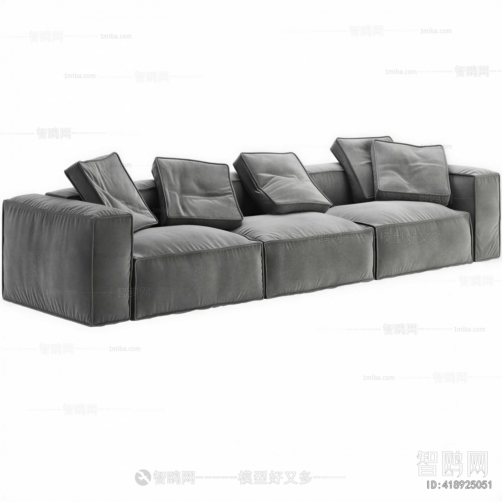 Modern Three-seat Sofa