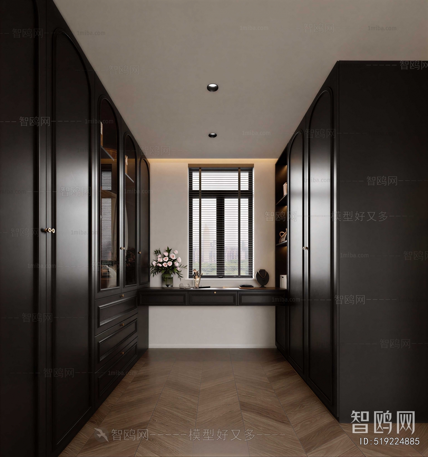 Modern Clothes Storage Area