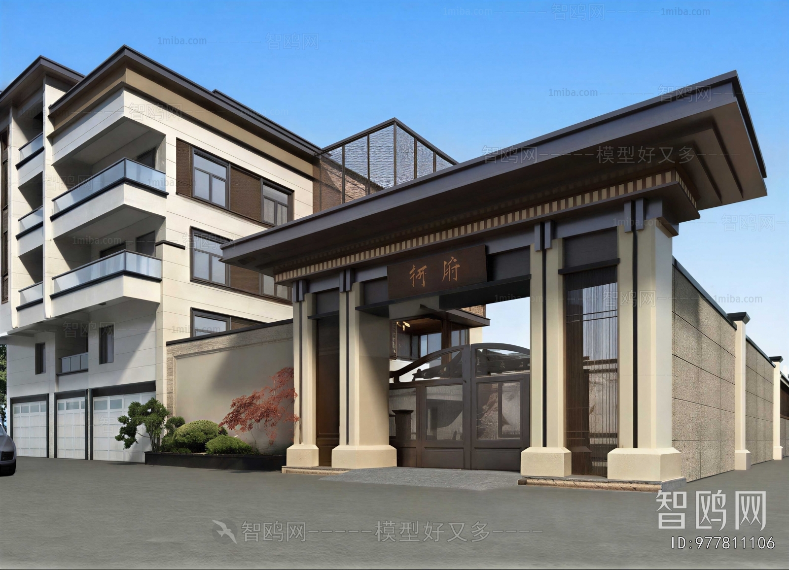 New Chinese Style Facade Element