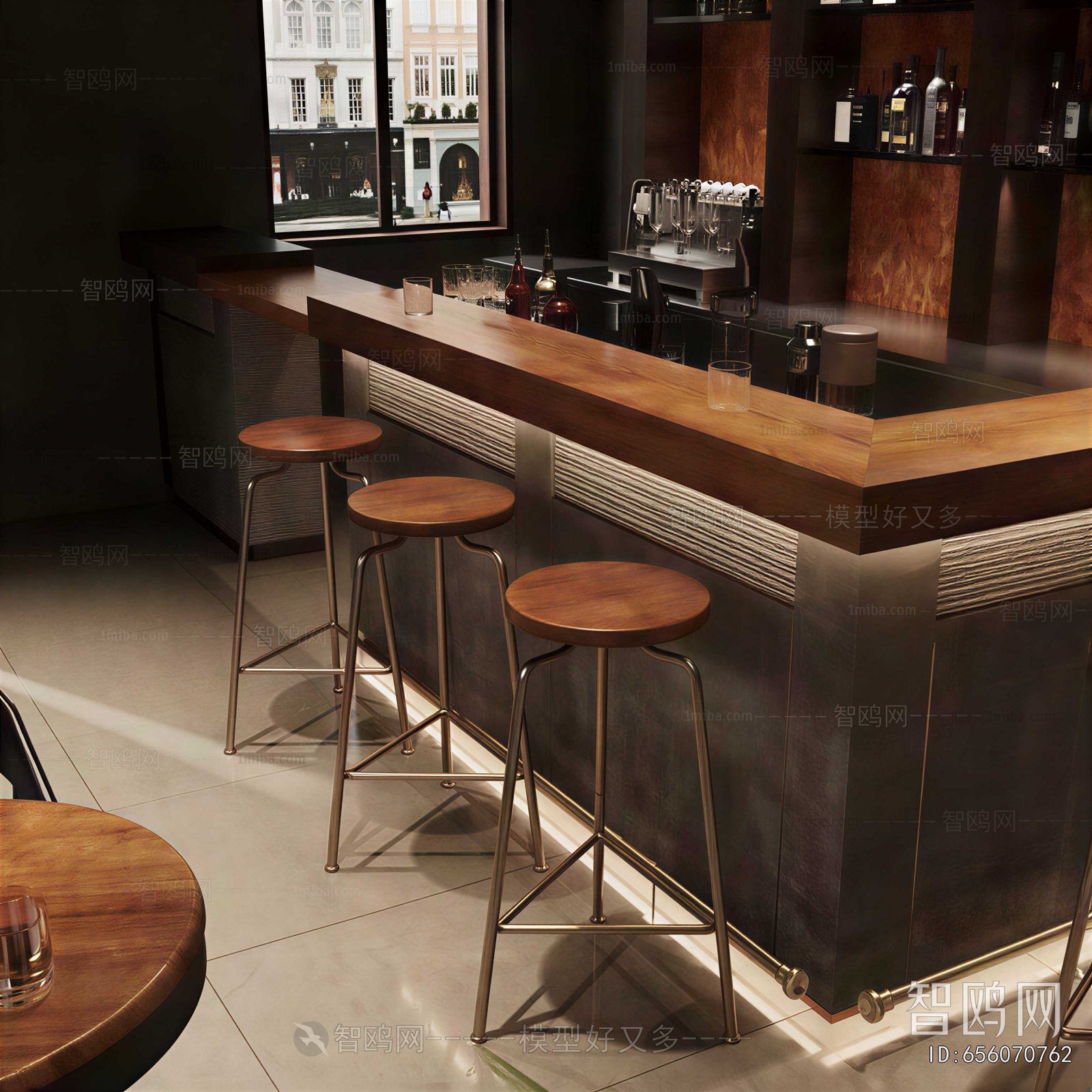Industrial Style Bar