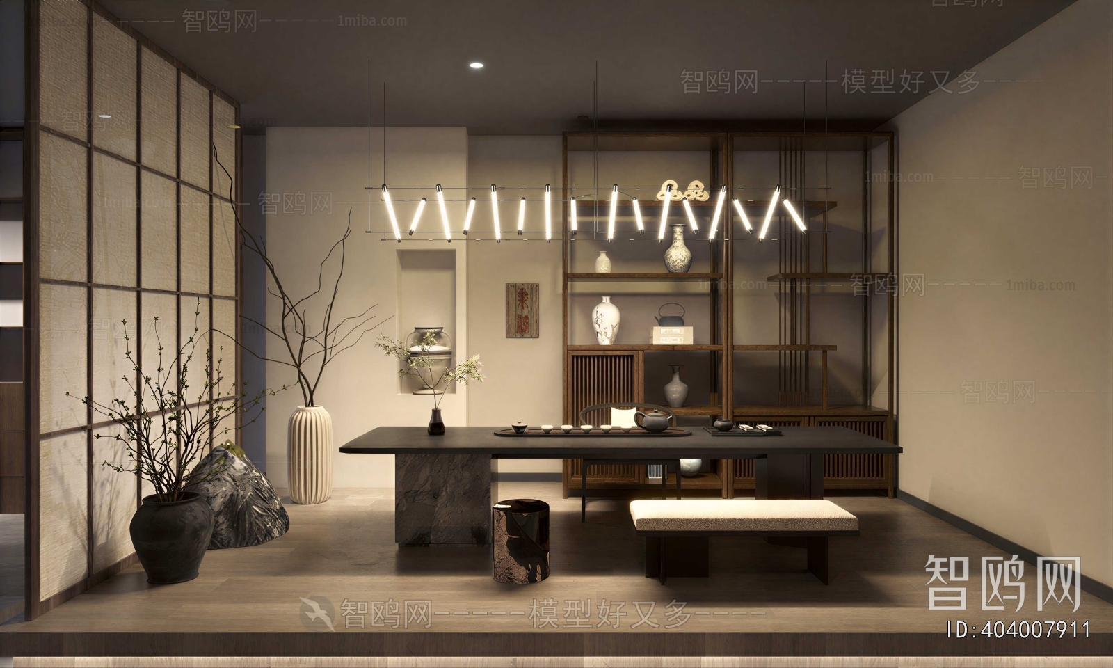 New Chinese Style Tea House