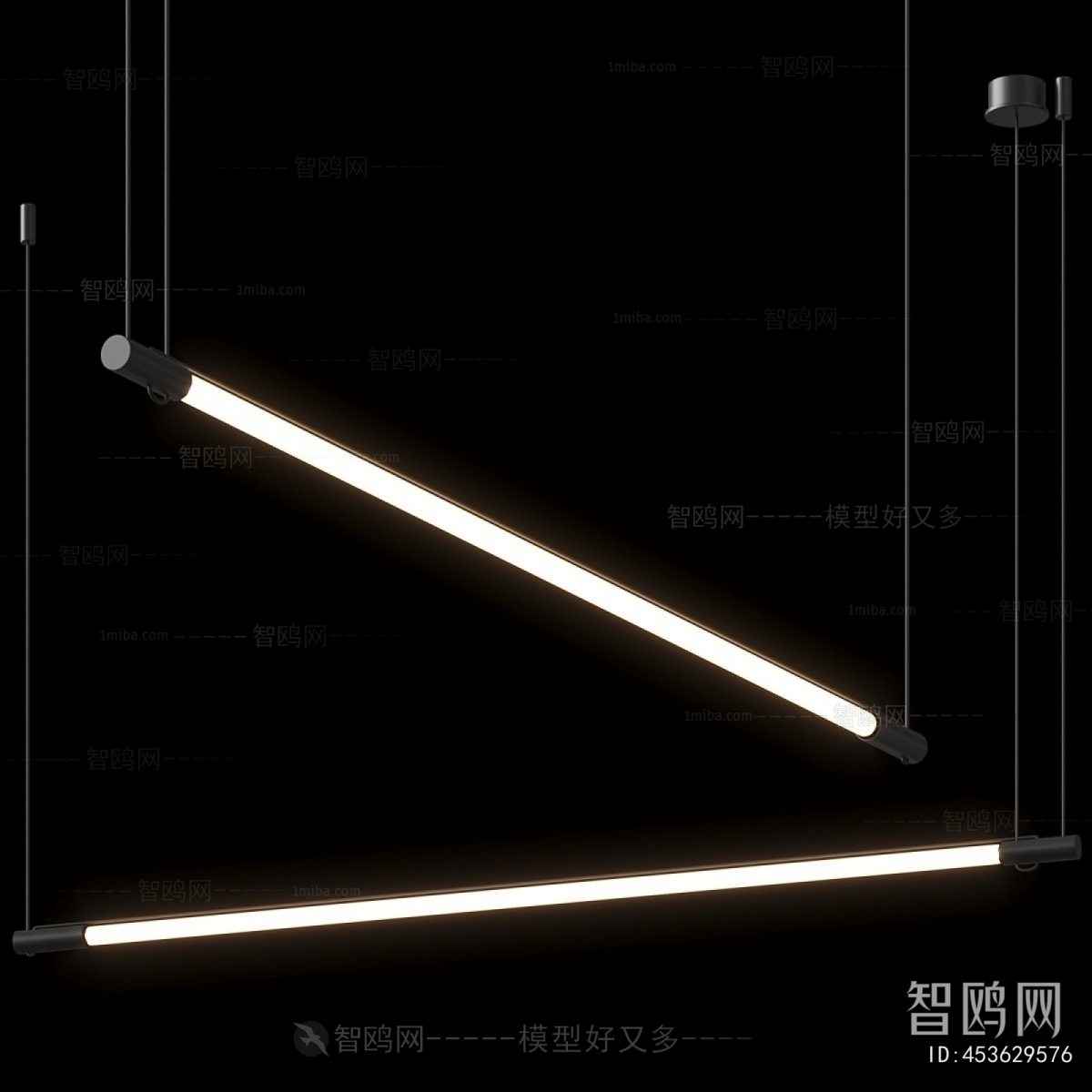 Modern Long Chandelier