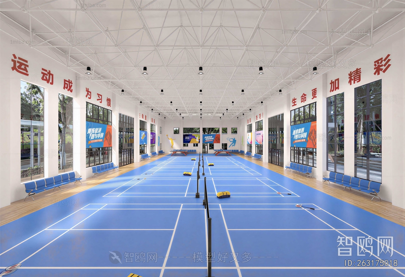 Modern Indoor Stadium