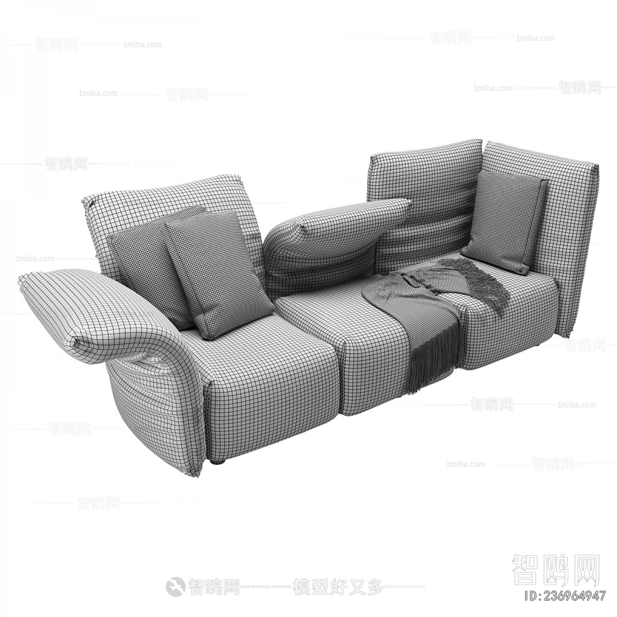 Modern Three-seat Sofa