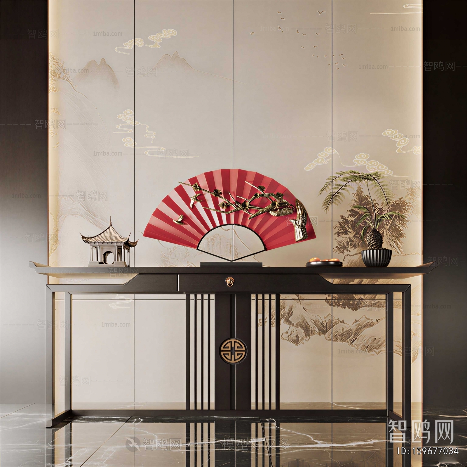 New Chinese Style Console