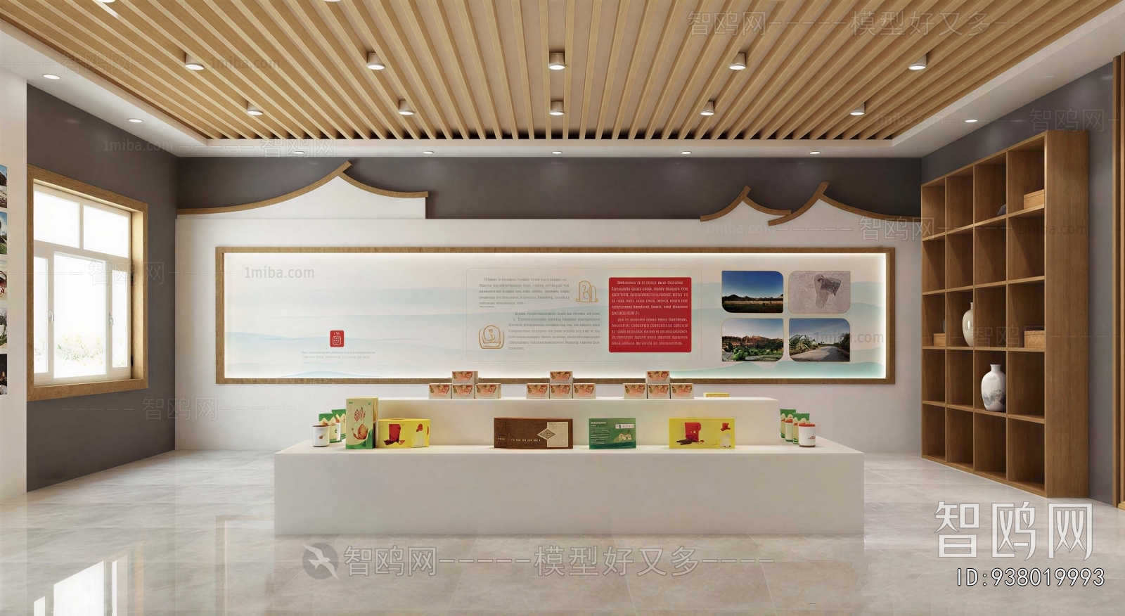 New Chinese Style Exhibition Hall