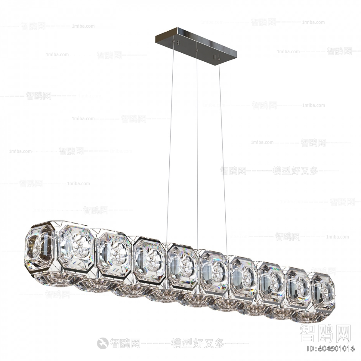 Modern Long Chandelier