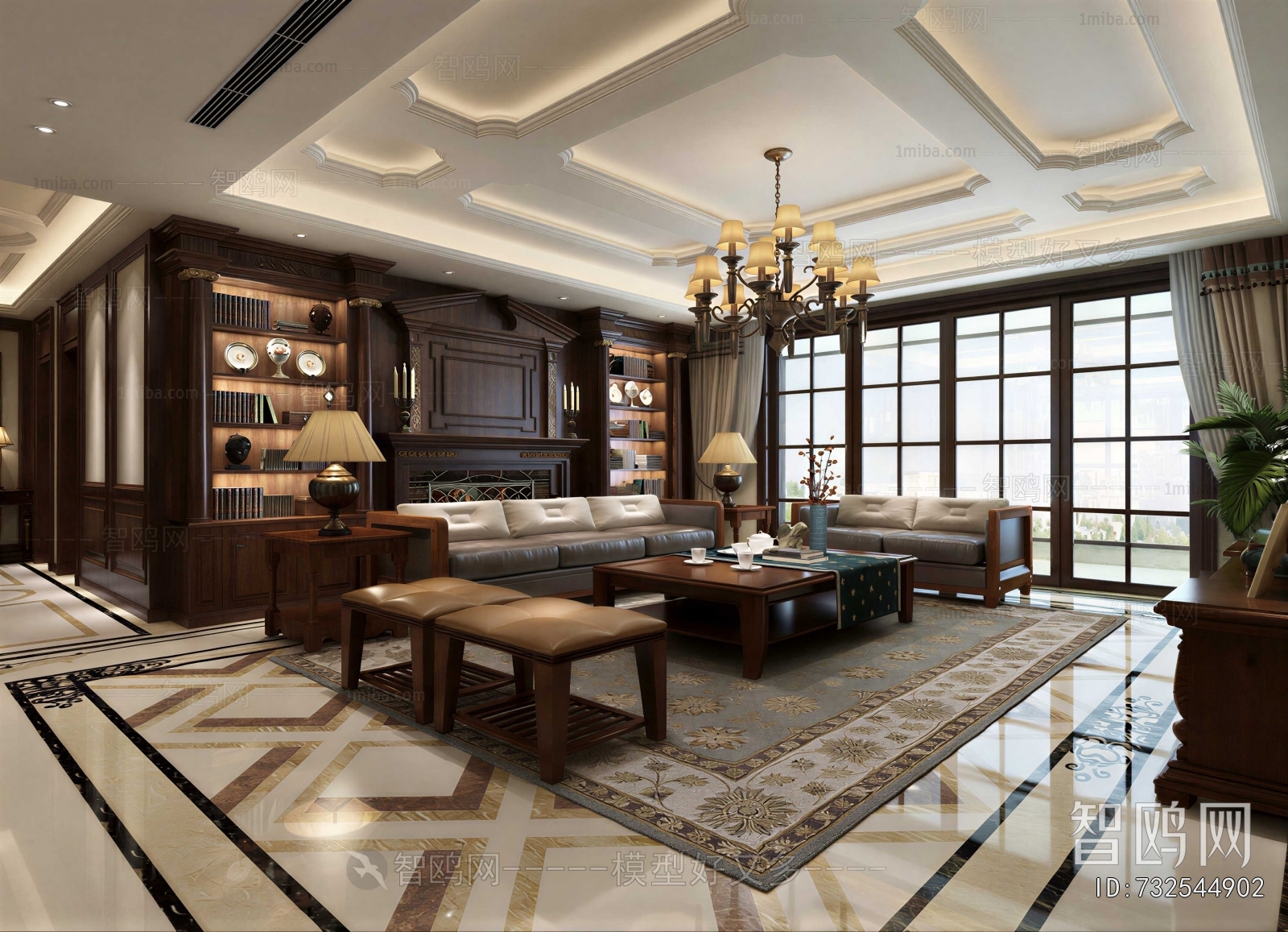 American Style A Living Room