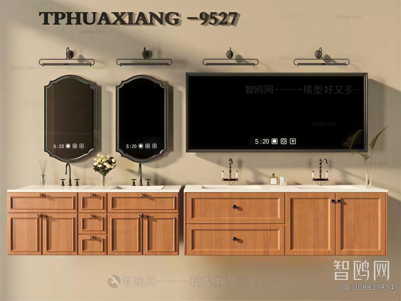 French Style Bathroom Cabinet