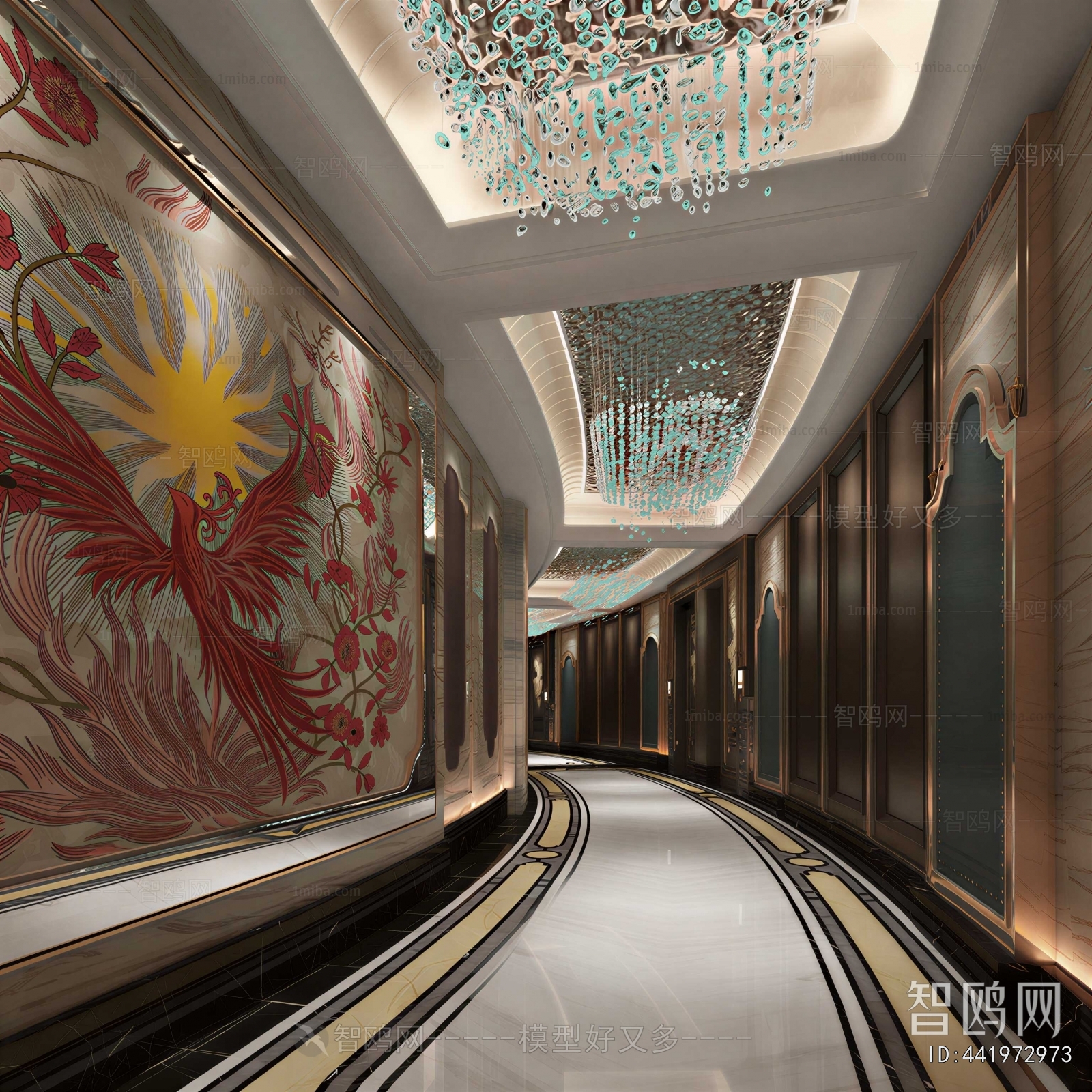 New Chinese Style Corridor