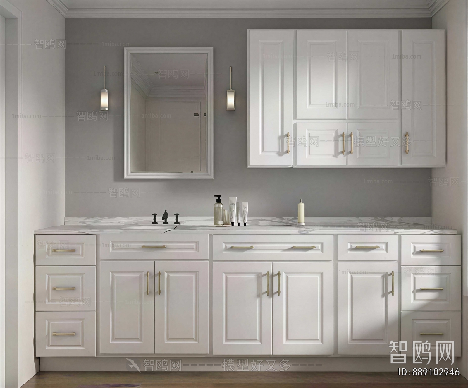 American Style Bathroom Cabinet