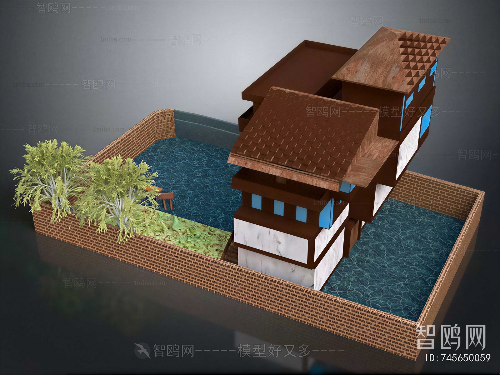 New Chinese Style Cartoon House