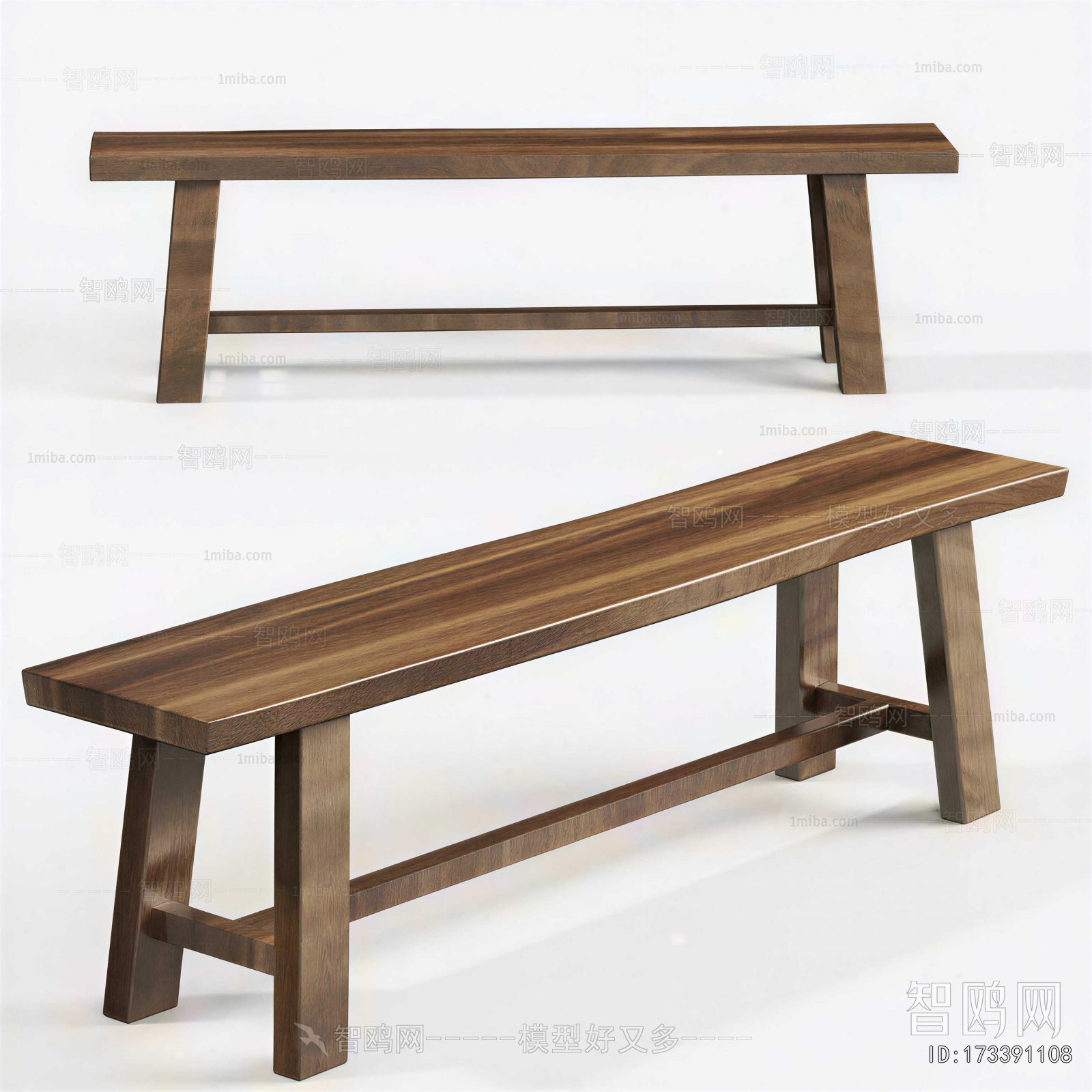 New Chinese Style Bench