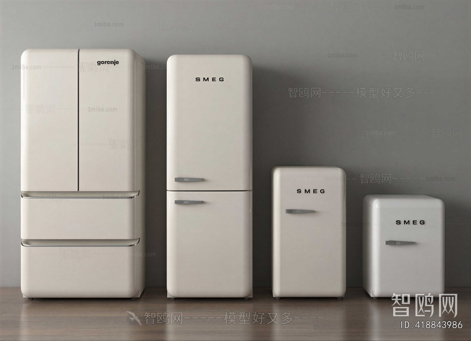 French Style Home Appliance Refrigerator