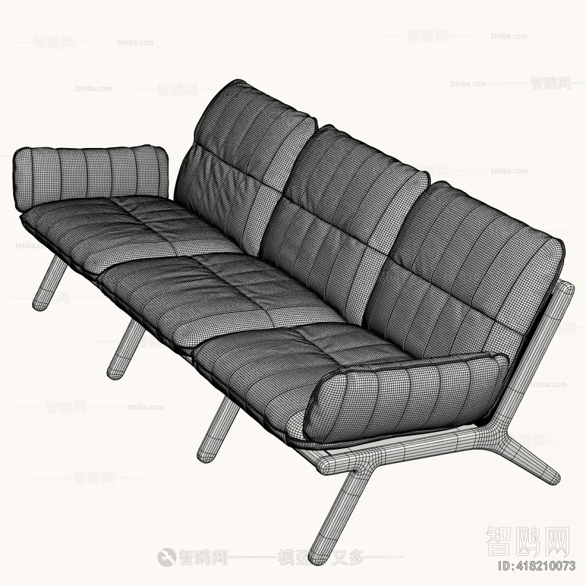 Modern Three-seat Sofa