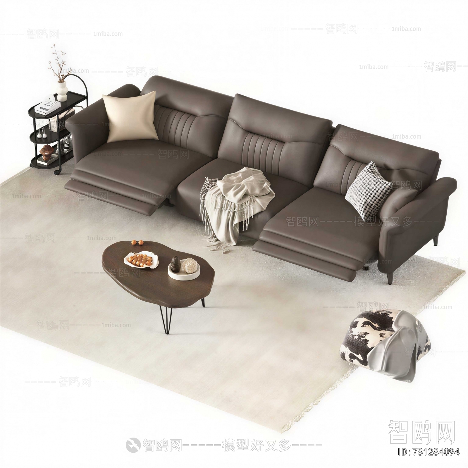 Modern Three-seat Sofa